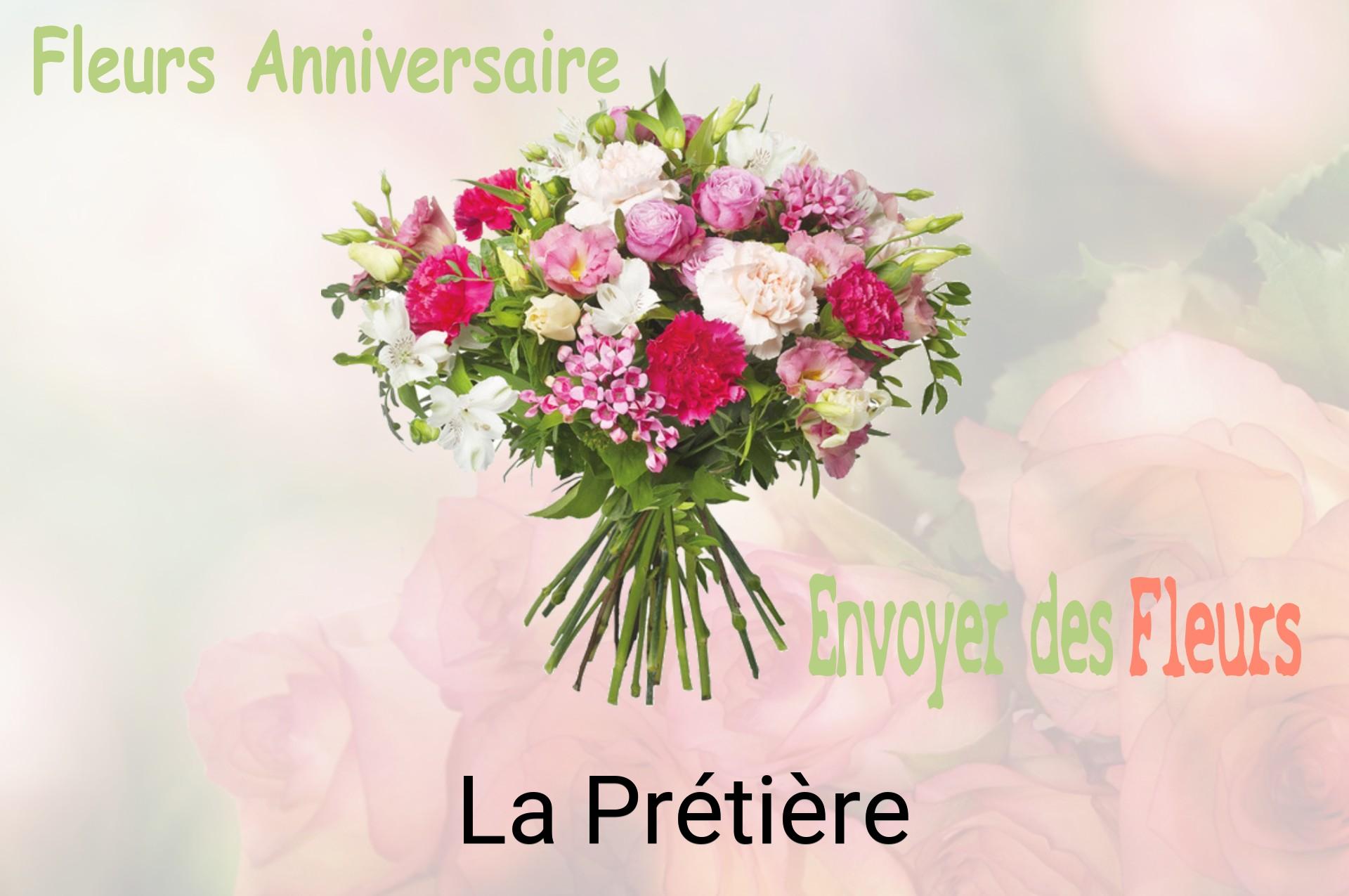 Bouquet de fleurs d’anniversaire livré à La Prétière